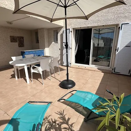 Samaria Village Joli 5 Personnes Piscine A Rochelongue Cap D'agde Апартаменты *